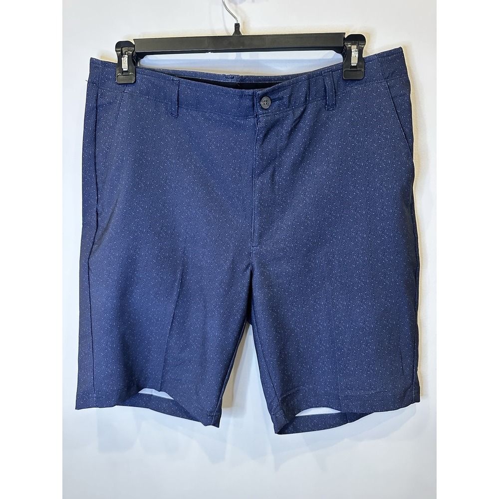 Pebble Beach‎ Golf Shorts Men's 36 Navy Blue Stretch Performance Lightweight EUC